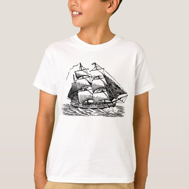Clipper - Black T-Shirt (Front)