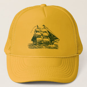 Clipper - Dark Green Trucker Hat