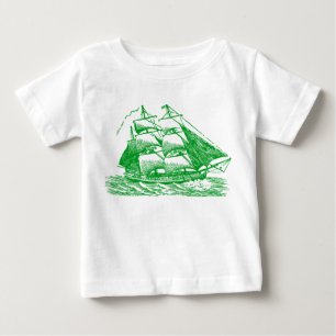 Clipper - Grass Green Baby T-Shirt