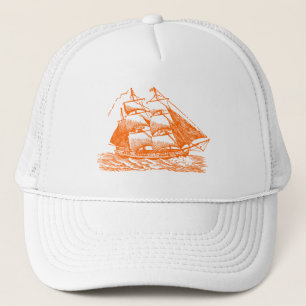 Clipper - Orange Trucker Hat