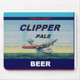 CLIPPER PALE BEER Famous Design Flat Top Can Mouse Mat