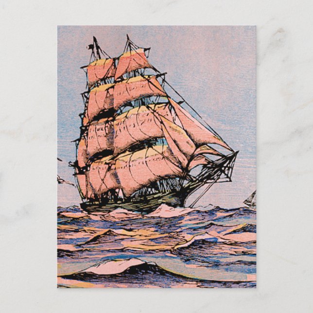 Clipper Ship Ann McKim Postcard (Front)