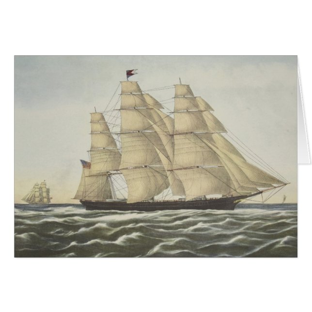 Clipper Ship, Flying Cloud (Front Horizontal)
