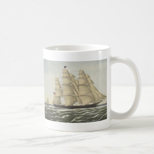 Clipper Ship, Flying Cloud Coffee Mug (Right)