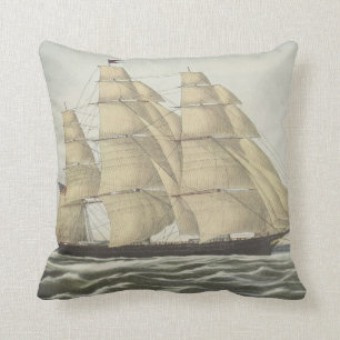 Clipper Ship, Flying Cloud Cushion