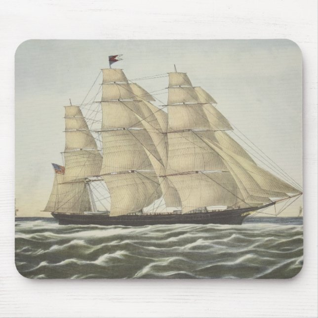 Clipper Ship, Flying Cloud Mouse Mat (Front)