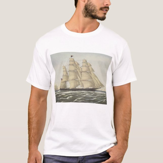 Clipper Ship, Flying Cloud T-Shirt (Front)