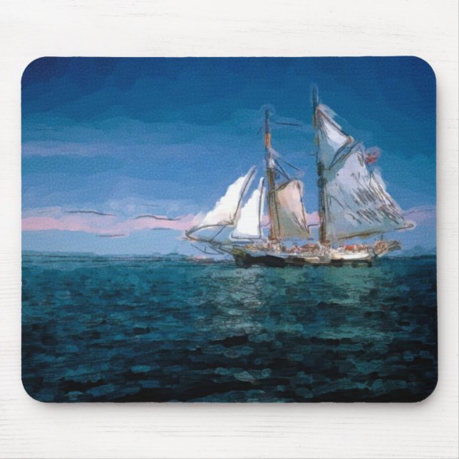 Clipper Ship Mouse Mat (Front)