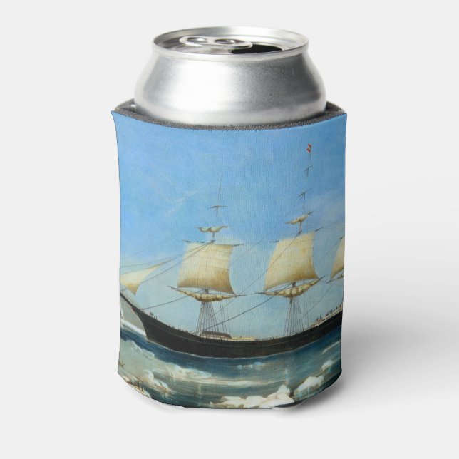 Clipper Ship Red Jacket 1854 Can Cooler (Can Back)