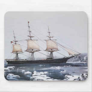 Clipper Ship "Red Jacket" Mouse Mat