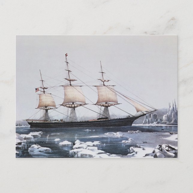 Clipper Ship "Red Jacket" Postcard (Front)
