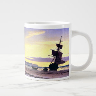 Clipper Ship Sunset Light Bradford Marine Art Mug