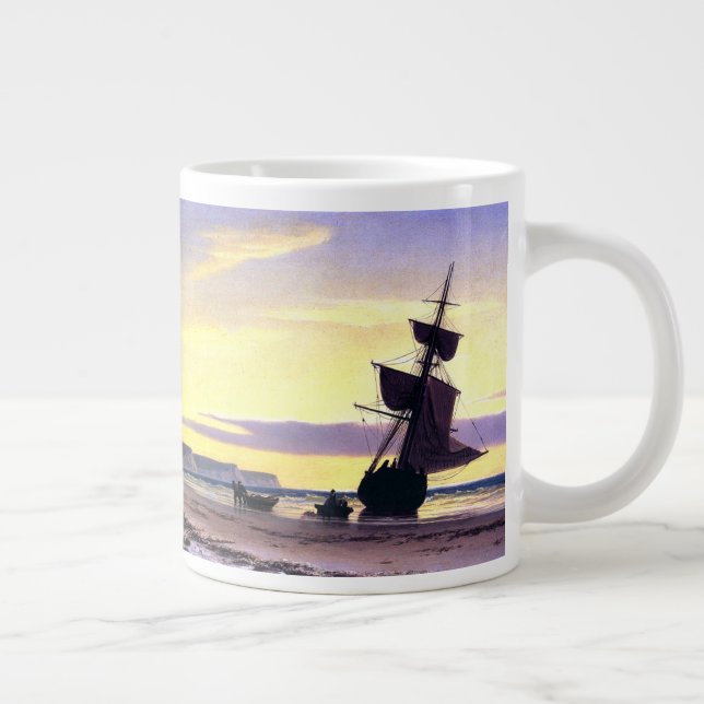 Clipper Ship Sunset Light Bradford Marine Art Mug (Right)