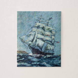 Clipper Ship Western Shore Jigsaw Puzzle