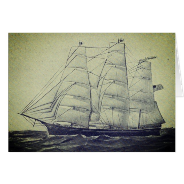 Clipper Ship Young America 1853 (Front Horizontal)