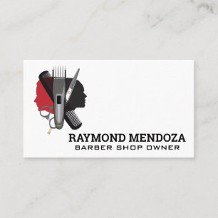 Clippers   Comb   Hair Cuts Business Card
