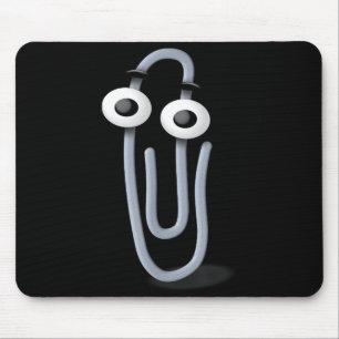 Clippy Paper Clip Funny Meme Page Note Mouse Mat