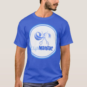 CliptoMANIAC Blue on Blue T-Shirt