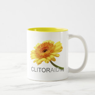 Clitoraid.org Two-Tone Coffee Mug