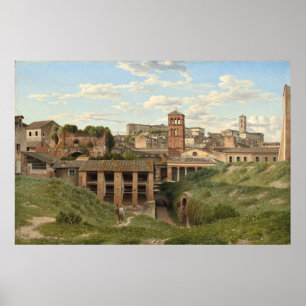 Cloaca Maxima Rome, Christoff Eckersberg Fine Art Poster