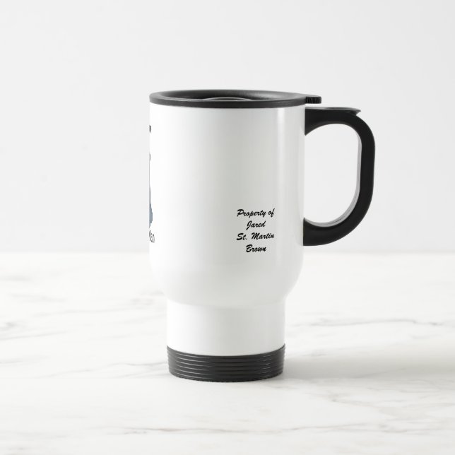 Cloak-Runaways, I Know, Cloak-Man, Property ofJ... Travel Mug (Right)