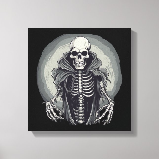 Cloaked Cadaver Canvas Print (Front)