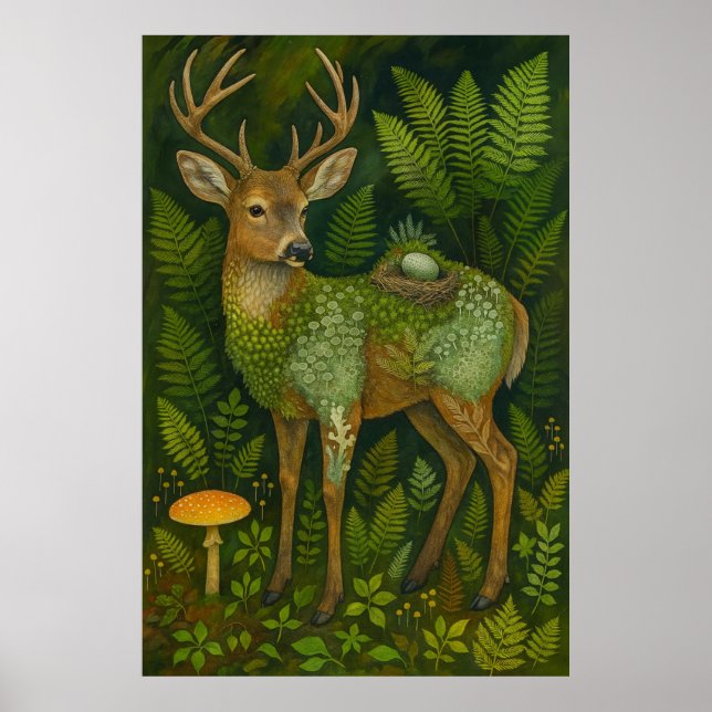 Cloaked in Lichen Poster (Front)