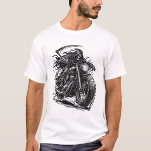 Cloaked Reaper Chopper Rider T-Shirt