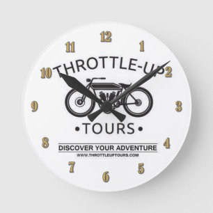 Clock, Acrylic - Medium Round Clock