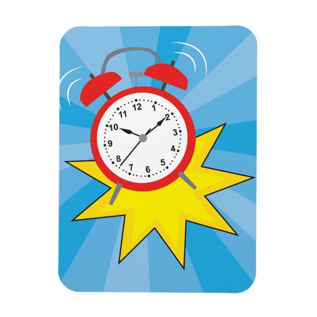 Clock Alarming Magnet (Vertical)