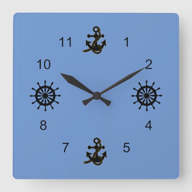 Clock - Anchors and Helms (Front)