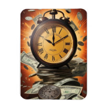 Clock and cash