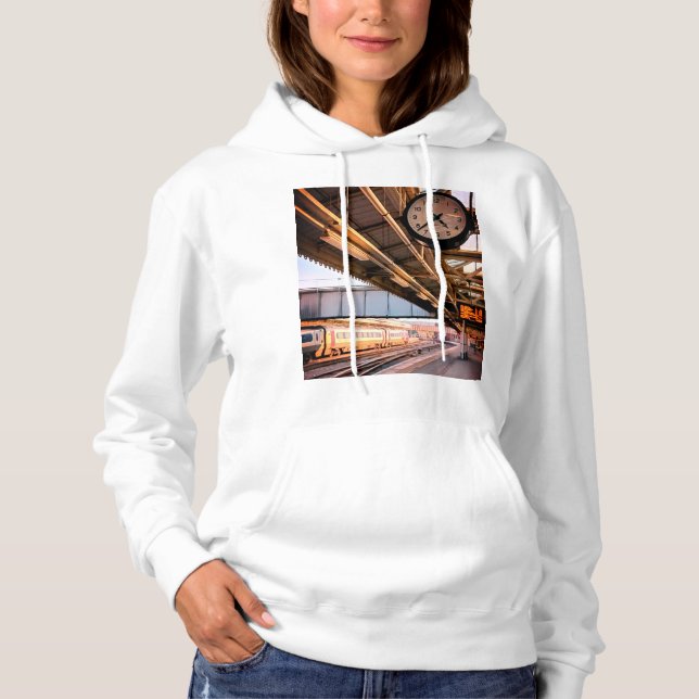 Clock , at the station hoodie (Front)