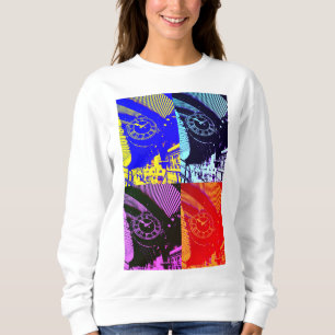 Clock at York station Sweatshirt