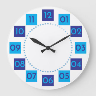 clock cadran blue on blue 2020