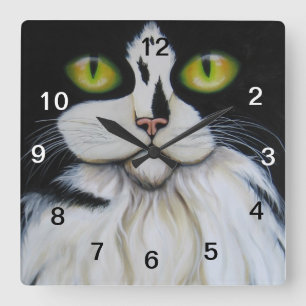 clock, cat clock