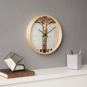 clock design in jesus cross