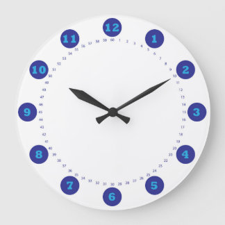 clock dial big numbers blue 2020