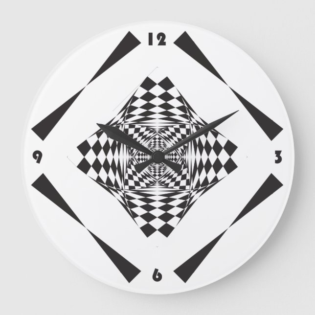 clock dial black diamond game multiple perspective (Front)