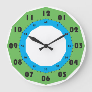 clock dial black numbers for minutes and seconds