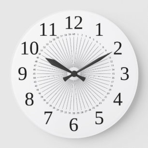 clock dial sun like outlined pointing to the numbe