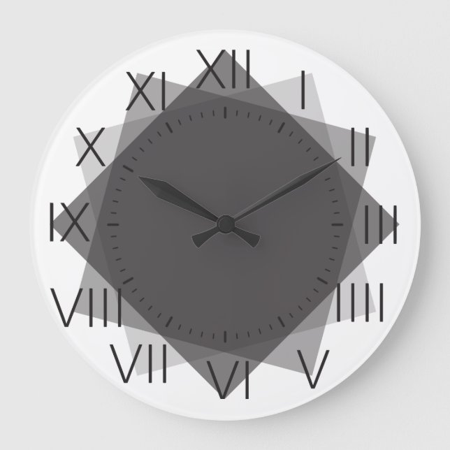 clock dial with diamond square rectangles (Front)