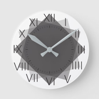 clock dial with diamond square rectangles
