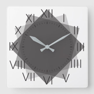 clock dial with diamond square rectangles