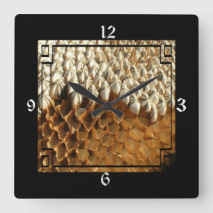 Clock - Dried Sunflower in Frame