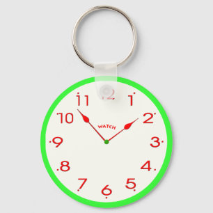 clock face_02 key ring