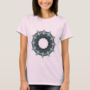 clock face kaleidoscope fractal ART I T-Shirt