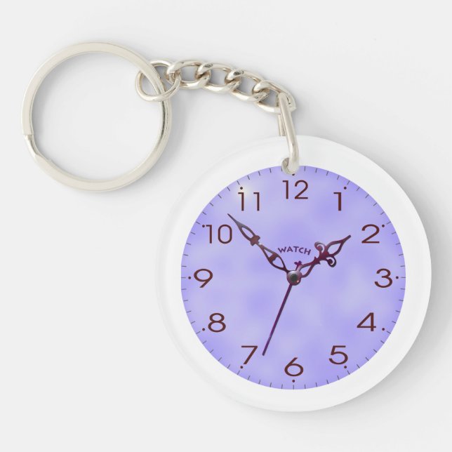 clock face key ring (Front)