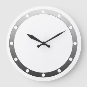 Clock Face Rings Dots grey for your design