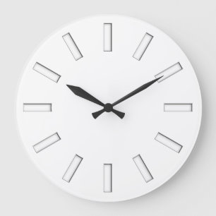 Clock Face Stripes - white stamp for your design